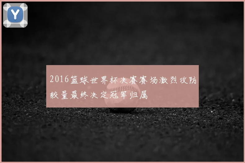 2016篮球世界杯决赛赛场激烈攻防较量最终决定冠军归属
